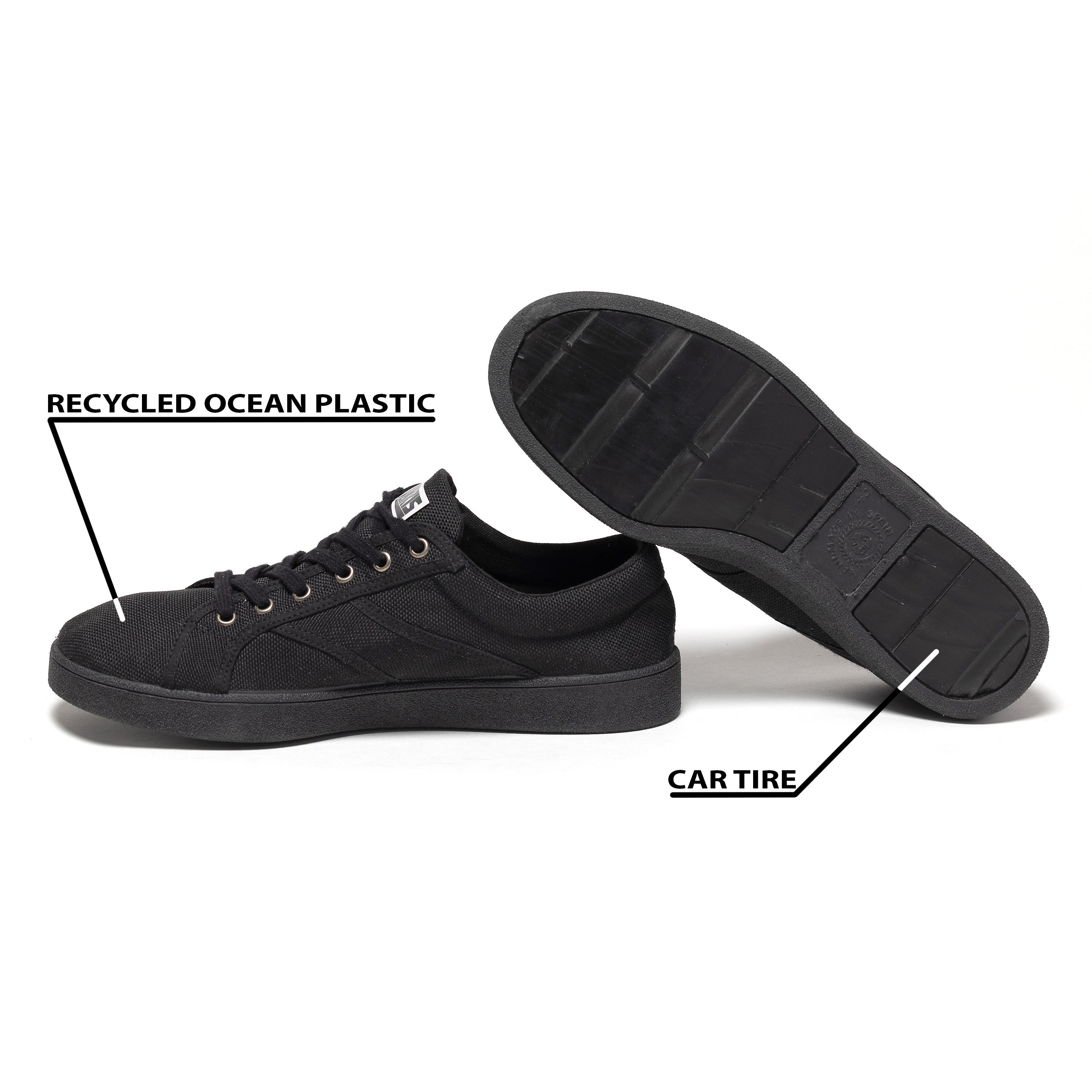 Black eco-friendly shoes| Original Black